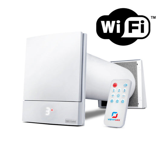 Wall-mounted Heat recovery unit Ventoxx Harmony SMART with metal cover