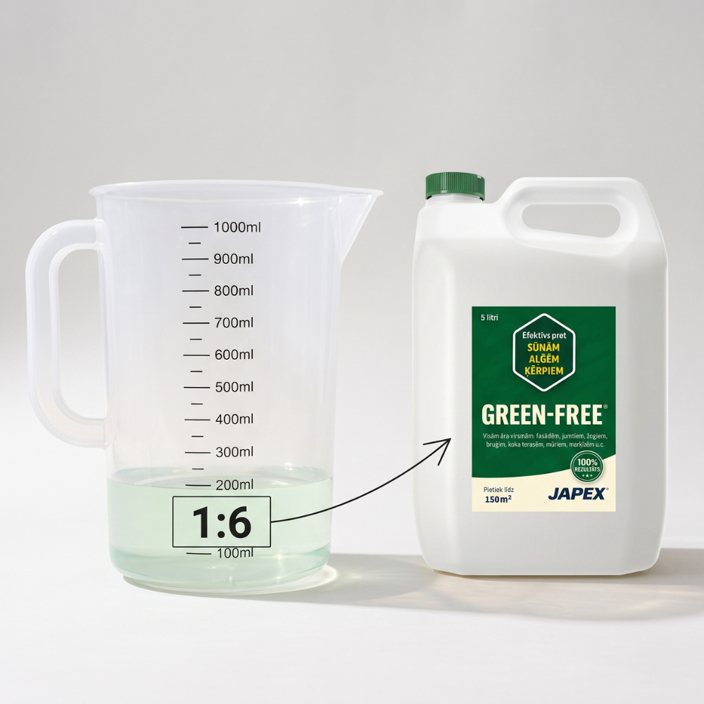 GREEN-FREE® 5L - Moss, Algae and Lichen Remover