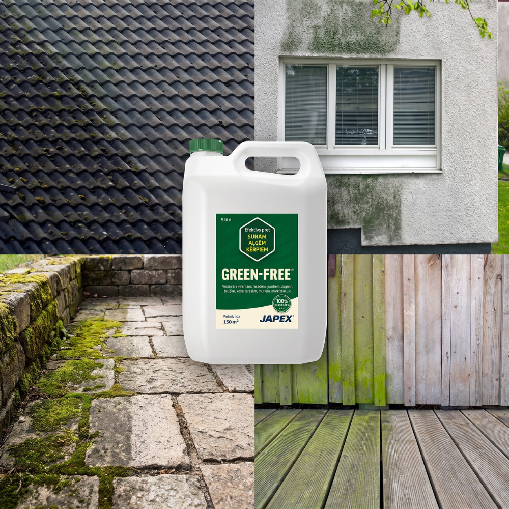 GREEN-FREE® 5L - Moss, Algae and Lichen Remover