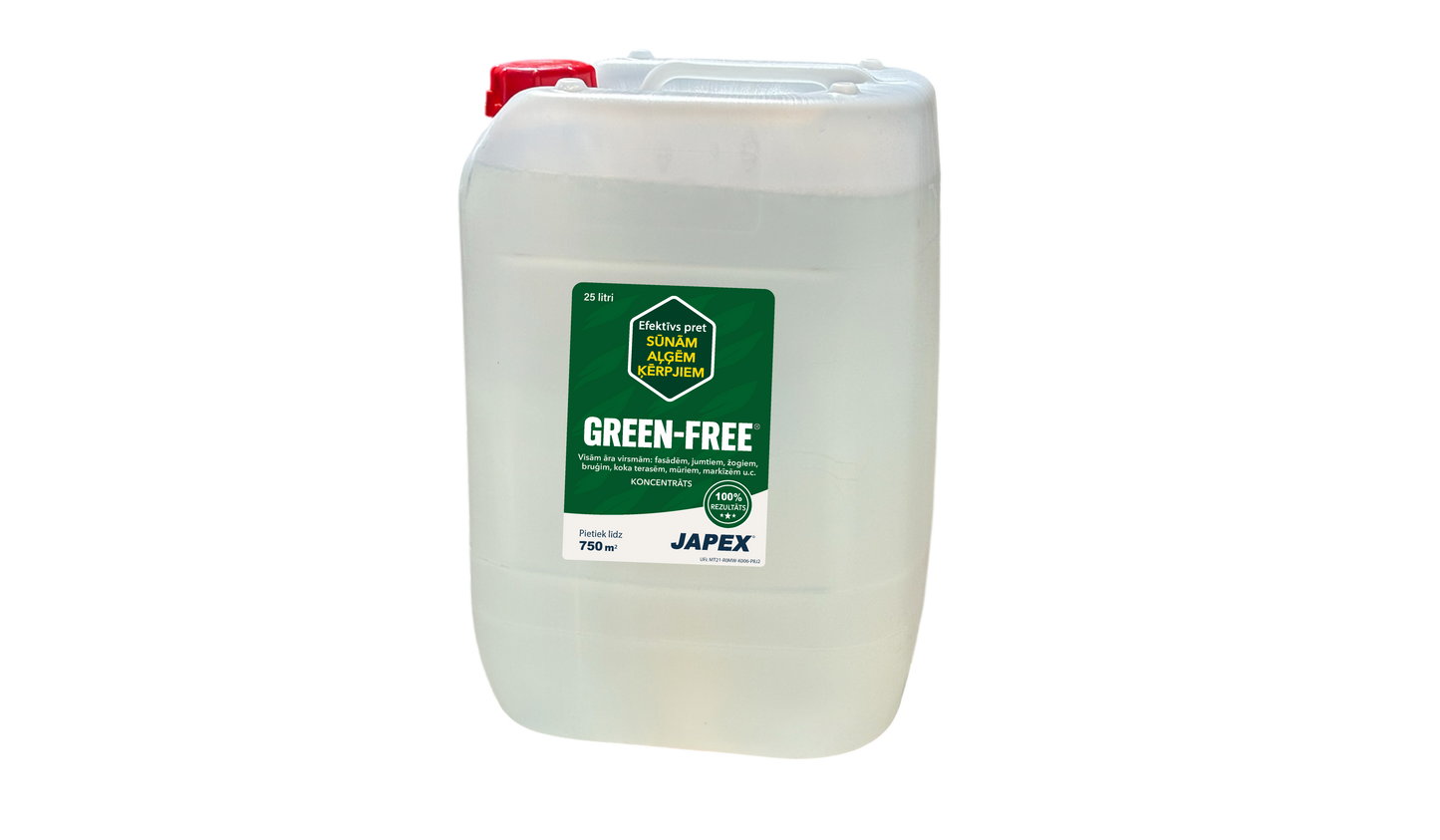 Japex GREEN-FREE® 25L - Moss, Algae and Lichen Remover