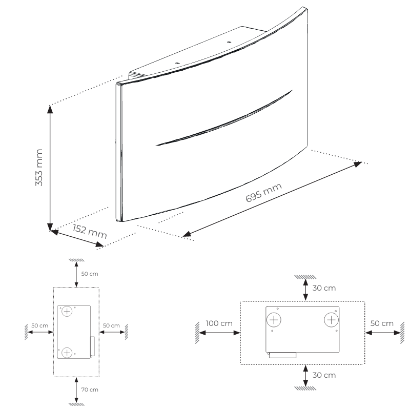Wall-mounted Heat recovery unit HELTY HRV Flow PLUS