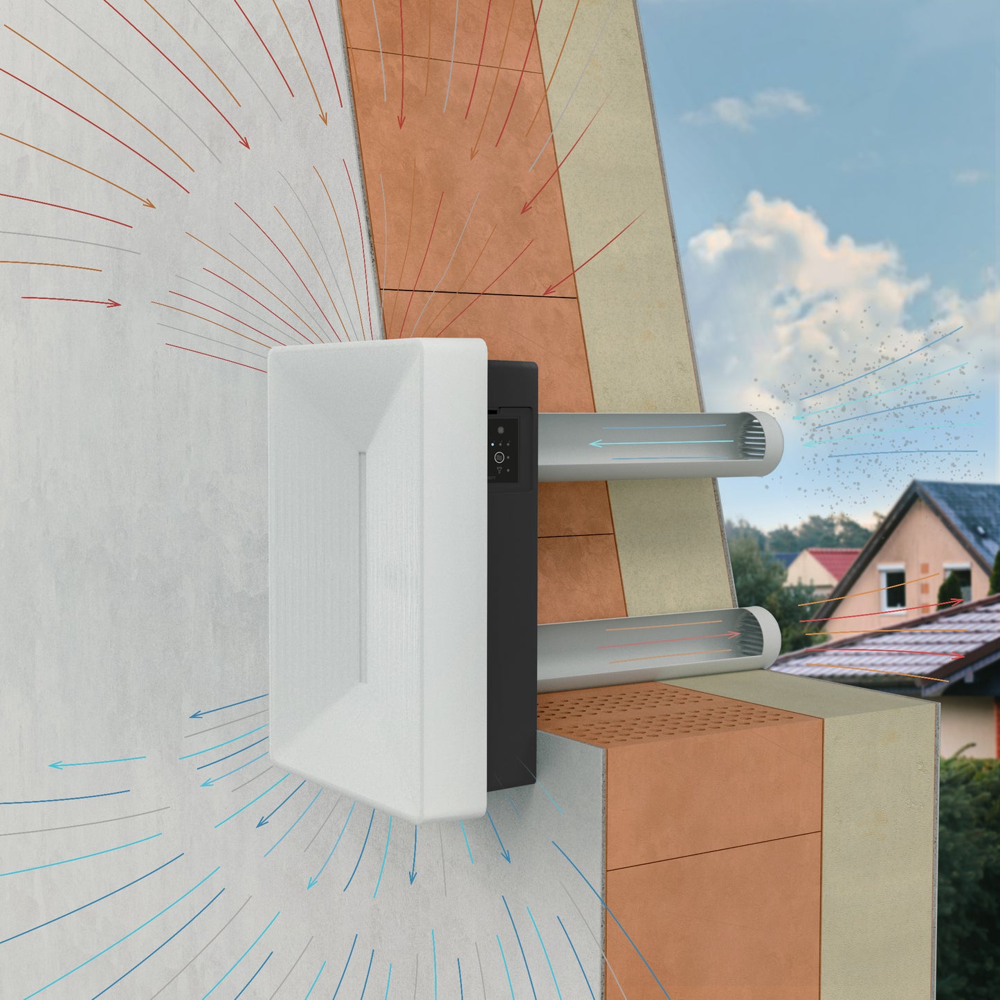 Wall-mounted heat recovery unit HELTY Flow PLUS MY25 Entalpic