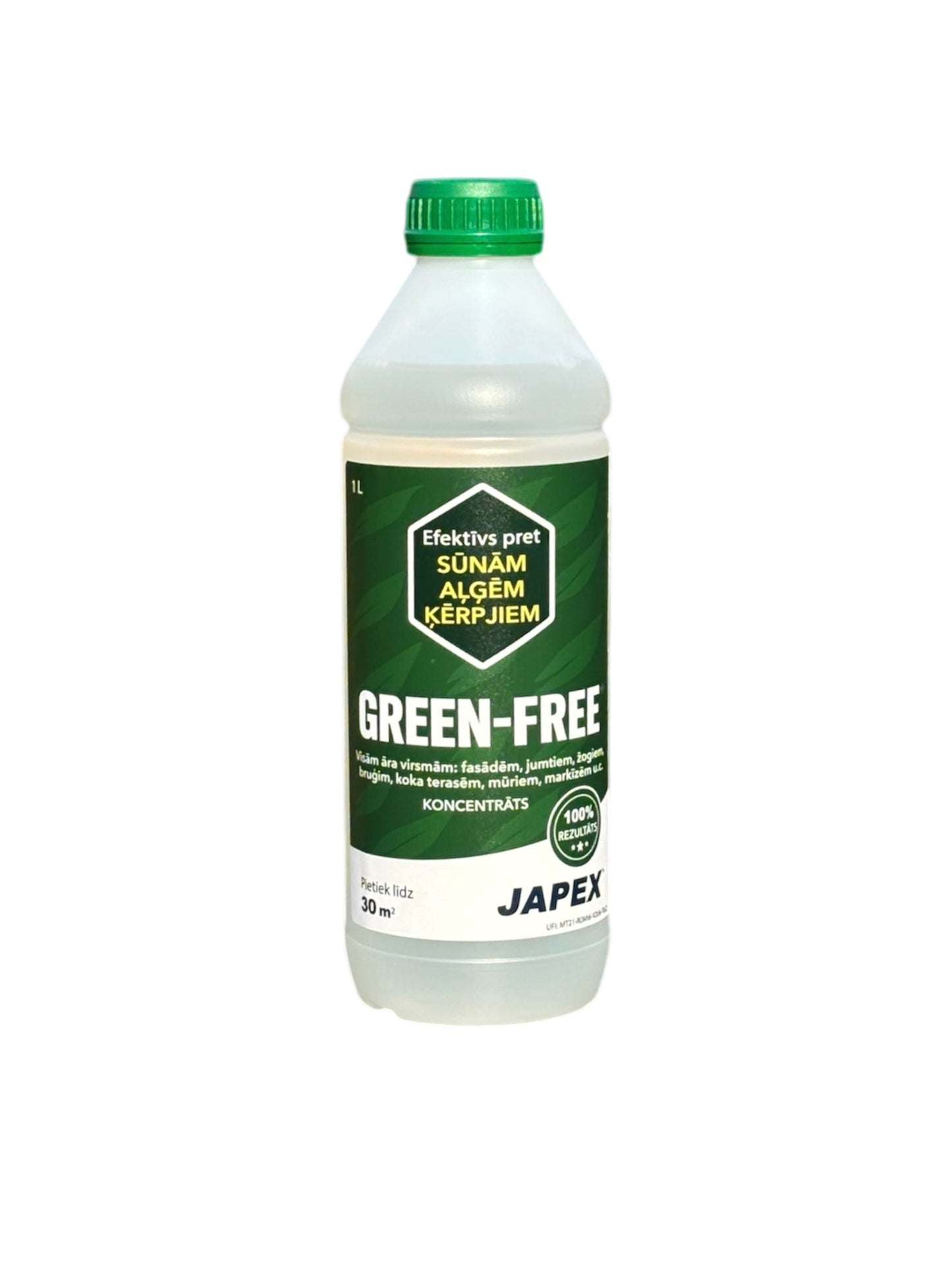 Japex GREEN-FREE® 1L Moss, Algae and Lichen Remover