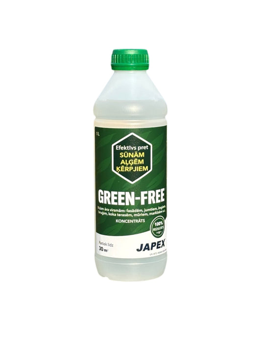 Japex GREEN-FREE® 1L Moss, Algae and Lichen Remover